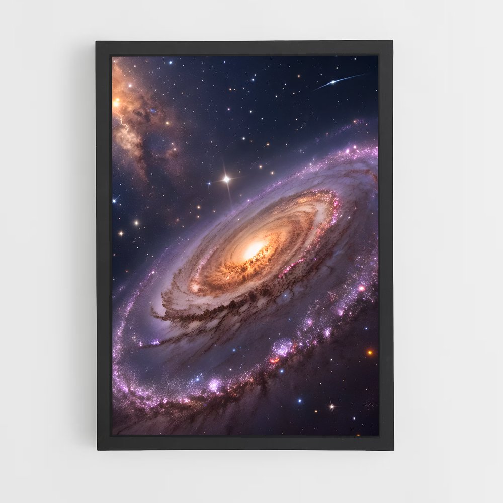 Poster splendide galaxie Tourbillon (vue 2)